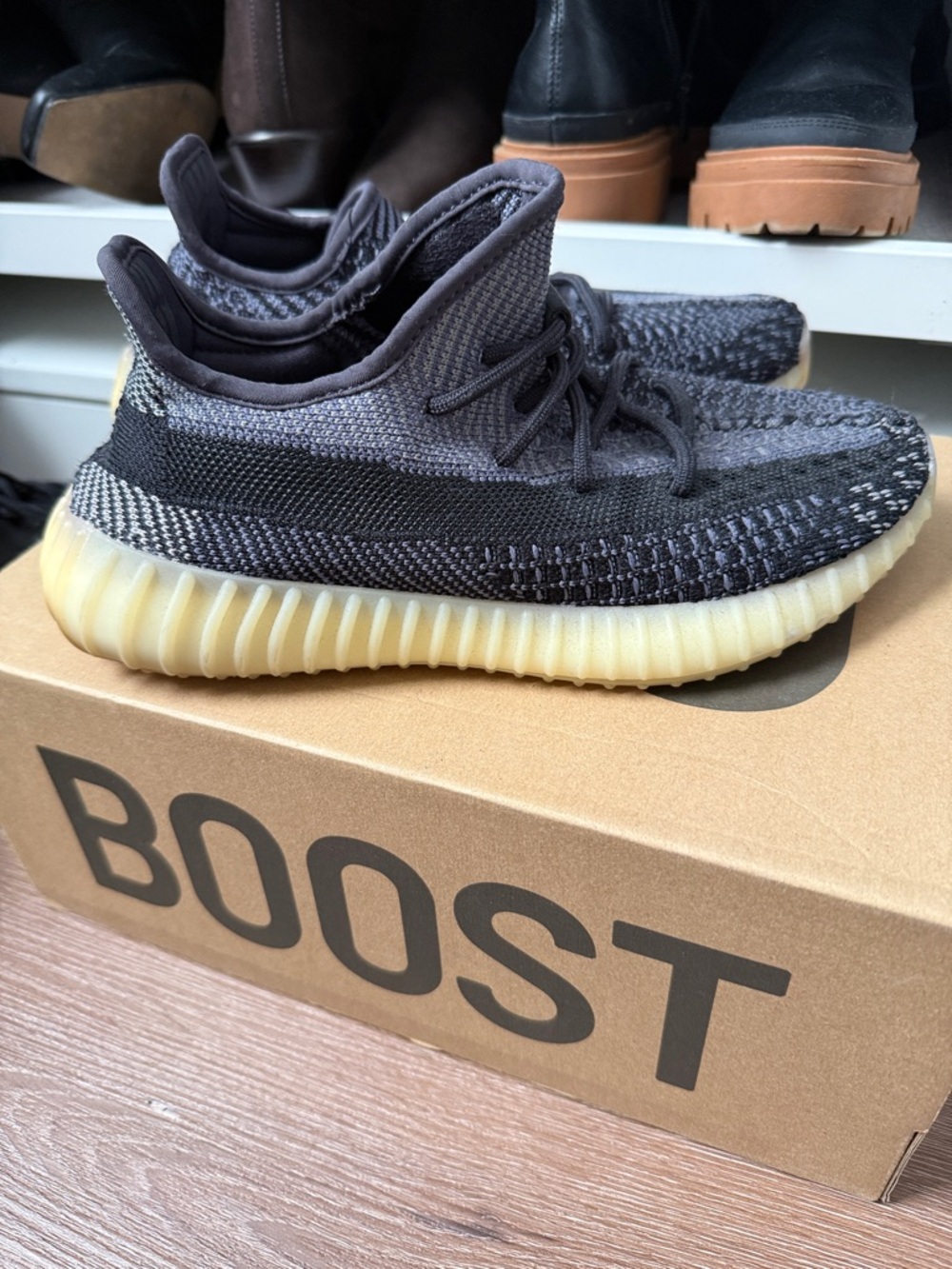 Men's Adidas YEEZY Boost 350 V2 "Carbon" FZ5000